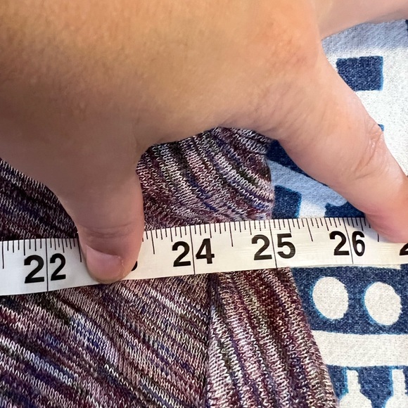 KNOX ROSE CAPE SHAWL SWEATER WOMEN SIZE XS EXTRA SMALL PURPLE PINK EUC 241 - Picture 12 of 13